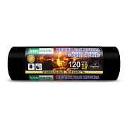 1204210 Мешки для мусора "Mirpack" 120 л ПВД 10 шт 35 мкм 70х110 см 1204210 