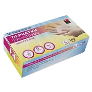 Перчатки виниловые L, 50 пар в коробке