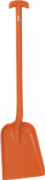 Лопата монолитная 327 x 271 x 50 мм., 1035 мм,  оранжевый цвет